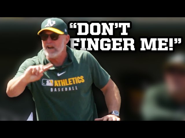 Mark Kotsay had a long walk after he yelled at the umpire for fingering him, a breakdown