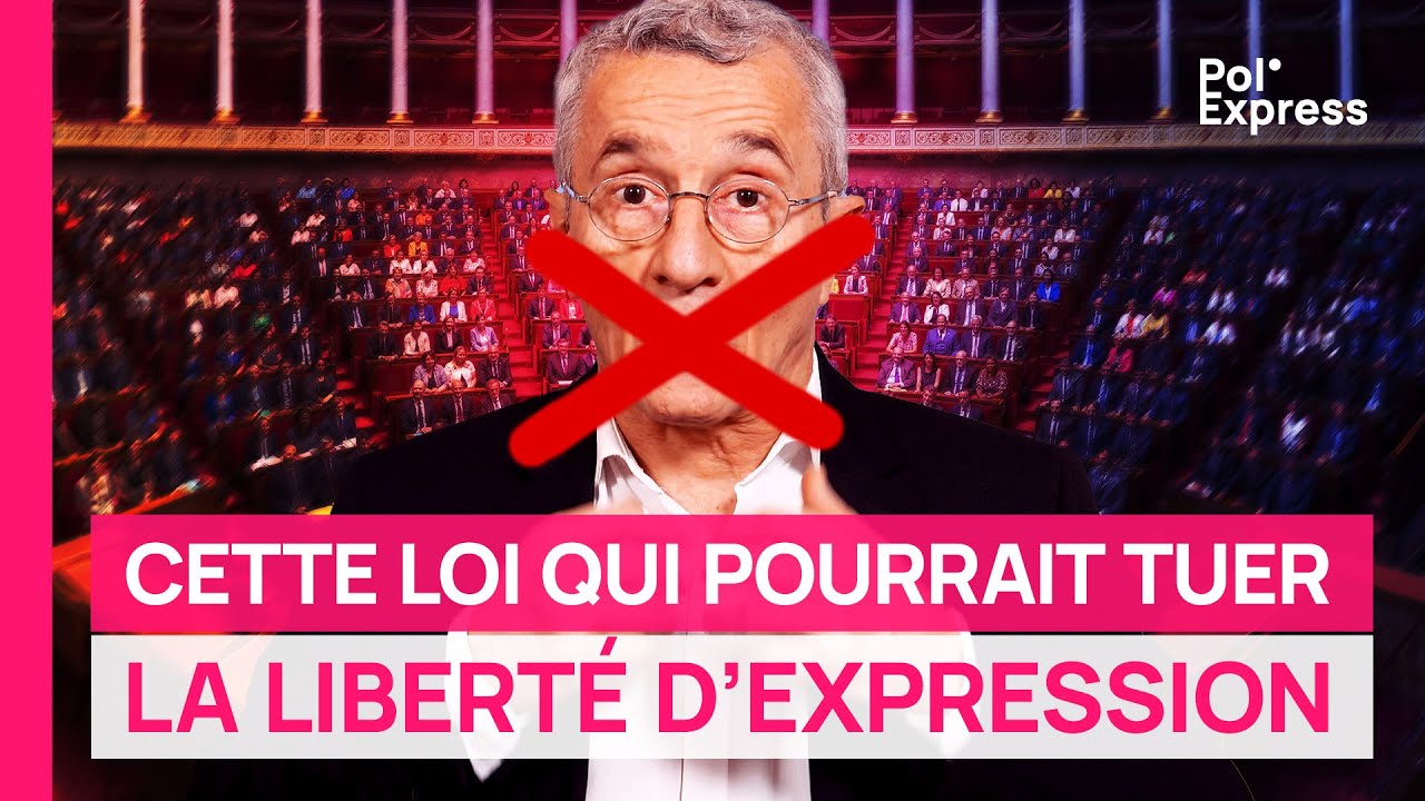 ⁣Cette loi qui pourrait tuer la liberté d'expression