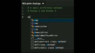 One of the most noticable difference between the two versions of Python