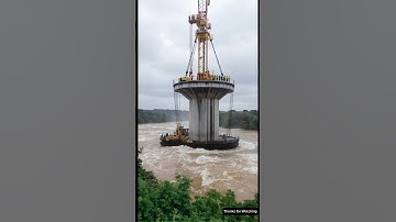 Building a Bridge in the Middle of a Flood #Construction