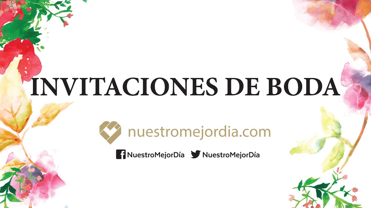 Nuestro Mejor Día Invitaciones de Boda bodafors trä ab