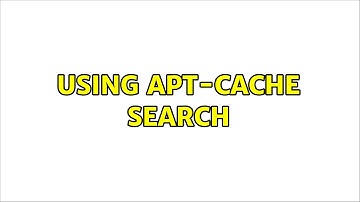 Using apt-cache search (2 Solutions!!)