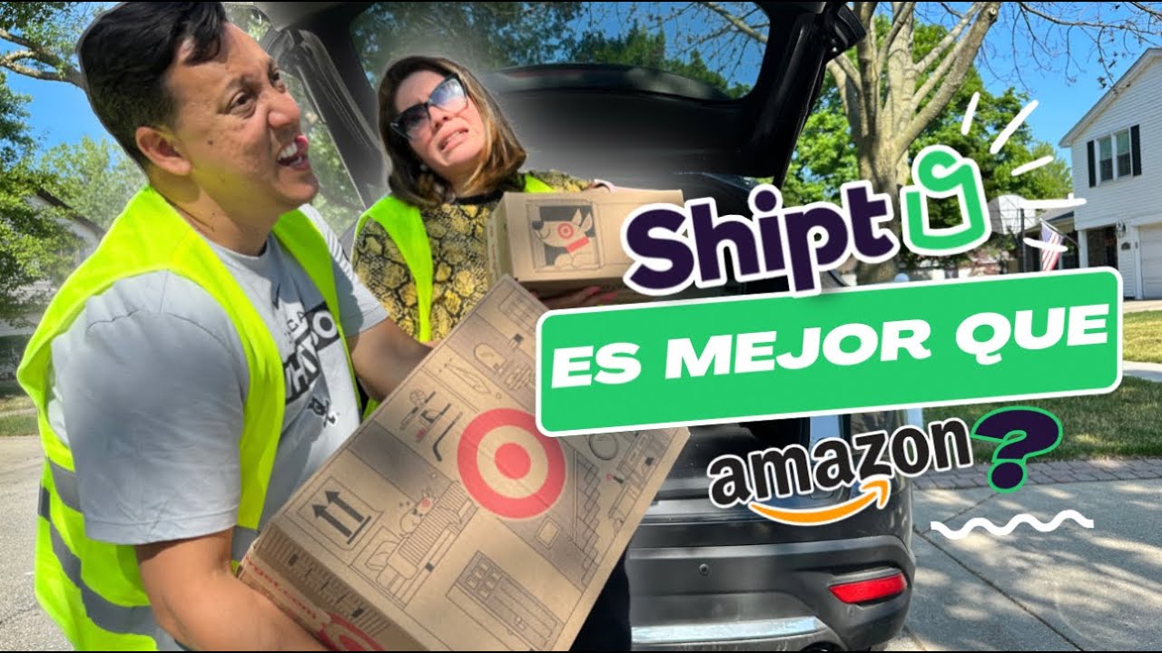 Haciendo ENTREGAS de CAJAS en SHIPT, esta App mejor que AMAZON?