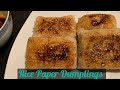 Rice paper dumplings dumpling sauce