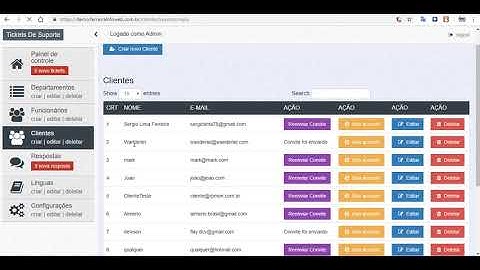 Script de Sistema de Suporte de Ticket 2019