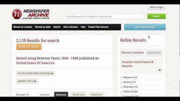 Search ACCESS Newspaper Archive