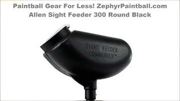 Allen Sight Feeder Commander Hopper Black ZephyrPaintball.com 360 View APP 2020 SF300BLK