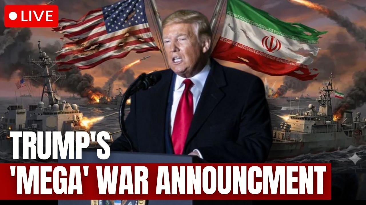 ⁣Watch Live: Donald Trump's Press Conference On Iran War | Iran US War Latest Update