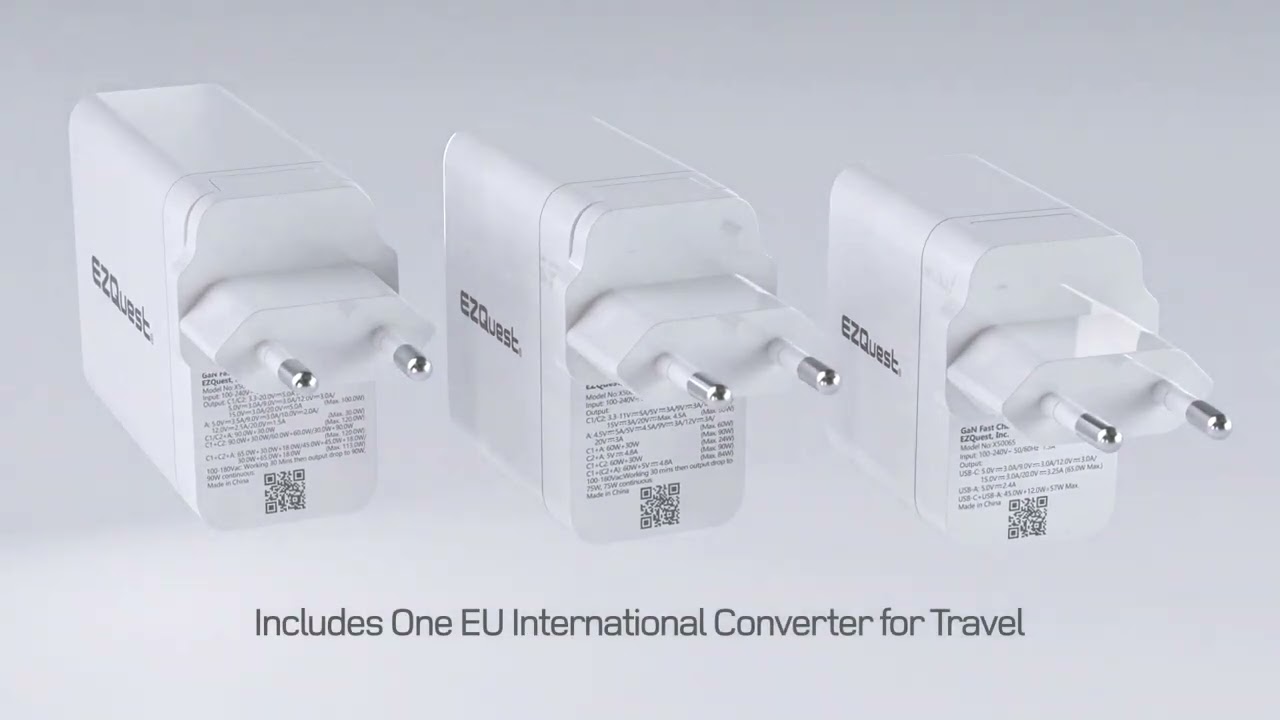 EZQuest Wall Chargers AV 120W, 90W, 65W