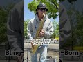 【テナーサックス楽器紹介】Bling-Bang-Bang-Born＠自主野外ライブ#サックス #サックスアンサンブル #jazz #吹奏楽 #tenorsax