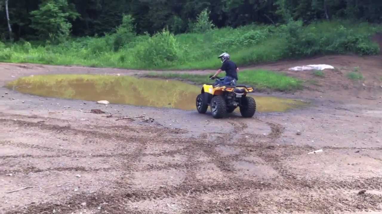 CanAm Outlander 650 roll and Mudding YouTube
