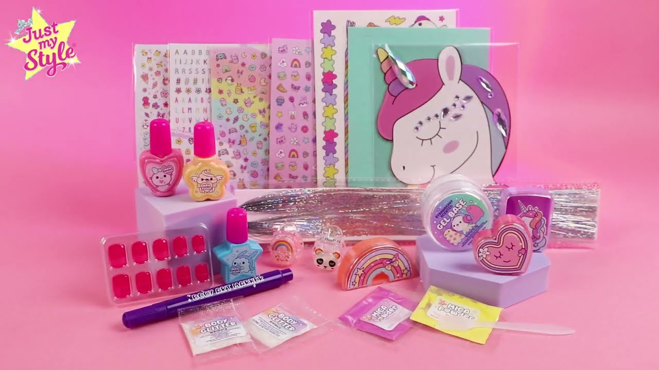 Create Stunning Makeovers Using the Just My Style Nail & Body Art Set