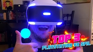 Top 3 Playstation VR spil som du skal - YouTube