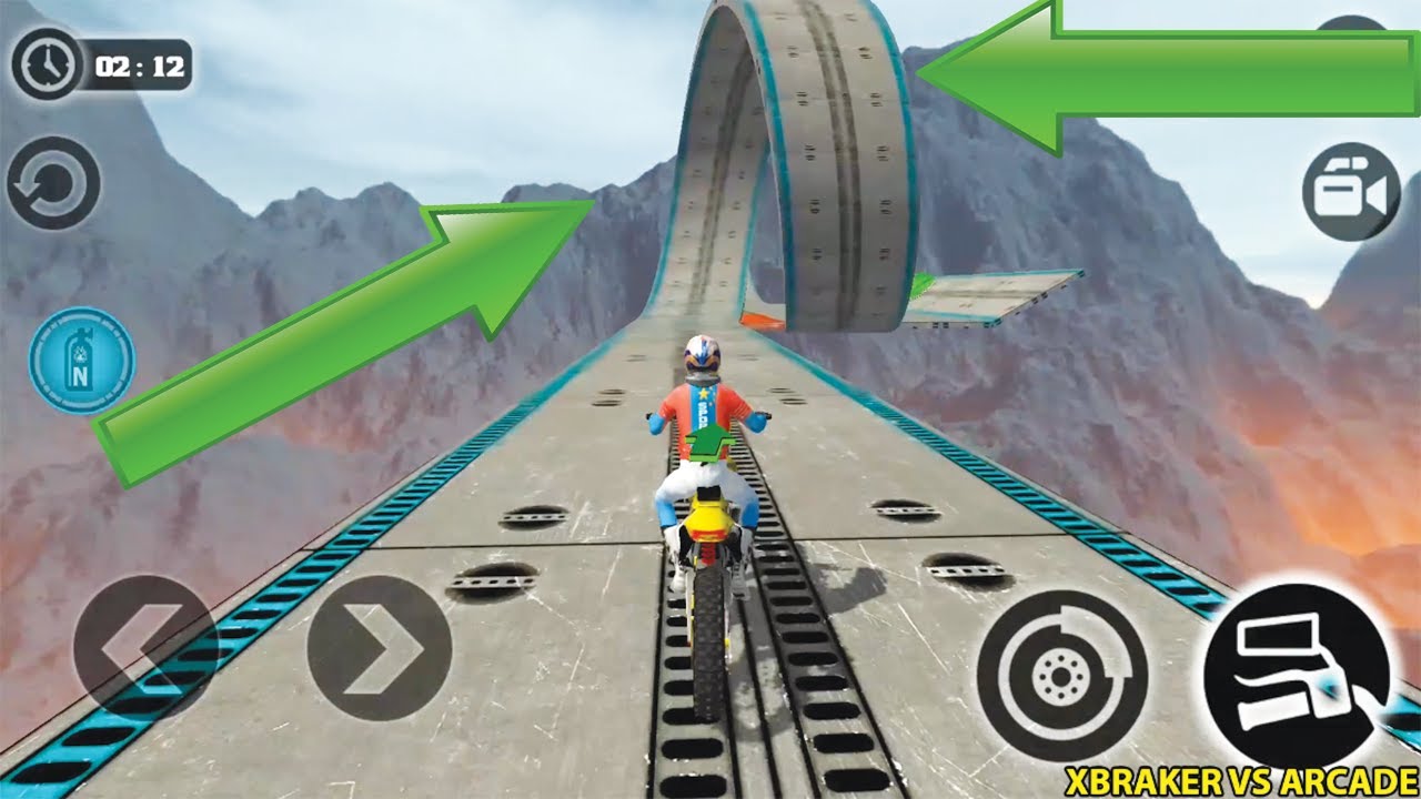 Impossible Moto Bike Tracks 3D: Best Moto Game Driving Amazing Stunts - Android Gameplay Walkthrough