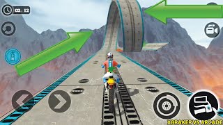 Impossible Moto Bike Tracks 3D: Best Moto Game Driving Amazing Stunts - Android Gameplay Walkthrough screenshot 2