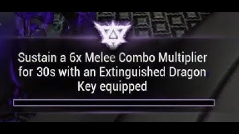 Sustain a 6x Melee Combo Multiplier - Warframe Riven Challenge