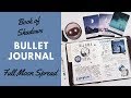 Book of Shadows Bullet Journal - full moon spread