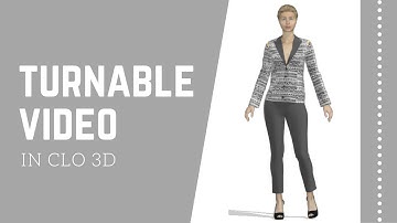 How to make Turnable Video in CLO 3D
