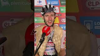Adam Yates reacts to Stage 9 victory at #lavuelta24 #shorts Adam Yates reacts to Stage 9 victory at #lavuelta24 #shorts