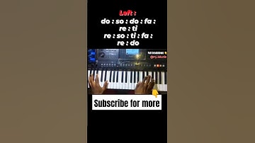 Learn to play this Advance Makossa Bass-line 🎹 #shorts #viralshorts #keyboardlessons #pianolessons