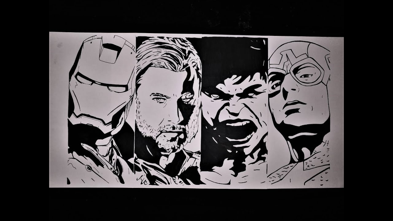 Desenhando Os Vingadores (Especial) - Drawing The Avengers (Special ...