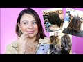 REACTING TO MY WORK FROM BEAUTY SCHOOL | MY FIRST CLIENTS EVER!