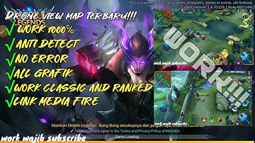 DRONE VIEW TERBARU!!!PACTH YU ZHONG WORK ALL GRAFIK||SCRIPT MOBILE LEGENDS TERBARU.