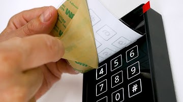 How to install AXIS TA4401 Braille Label