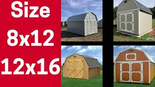 Different Styles of Derksen Portable Buildings