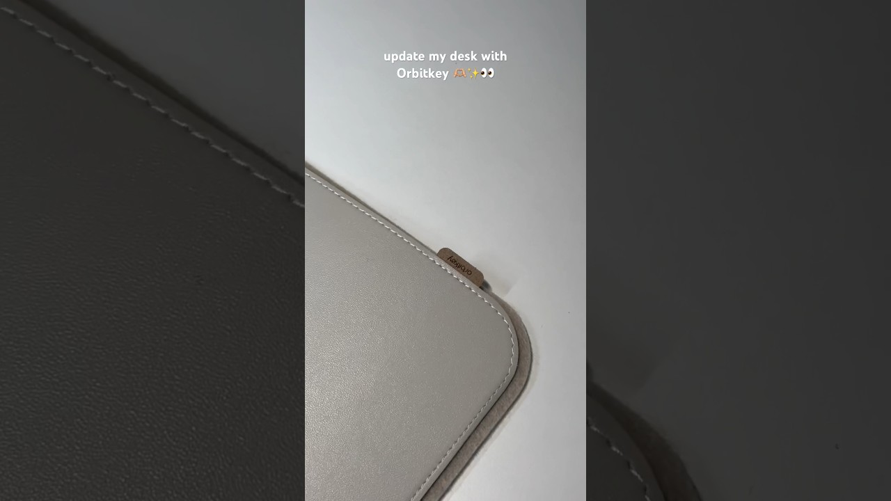 Orbitkey Desk Mat in Stone 👀 