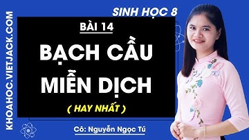 Sinh học 8 - Bài 14 - Bạch cầu - Miễn dịch - Cô Nguyễn Ngọc Tú (HAY NHẤT)
