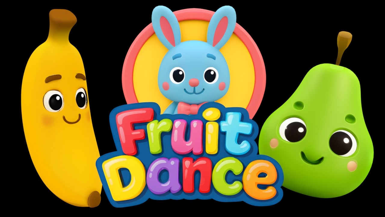 Fruit Dance 🍓🌈 | Sensory Music Video for Babies & Toddlers