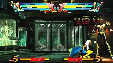 UMVC3: Advanced Storm Combo Tutorial Pt.5 (Step by Step)