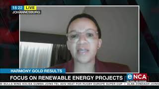 Harmony Gold Results | Focus on renewable energy projects