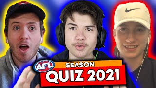 ULTIMATE AFL 2021 SEASON QUIZ |Ft @CadenMacDonald @ryza.5