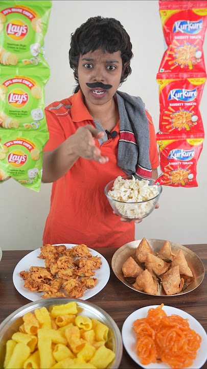 Me Vs Shopkeeper l Eating Jalebi & Pakoda 😂 #minkutinku #shorts #comedy #funny #ashortaday