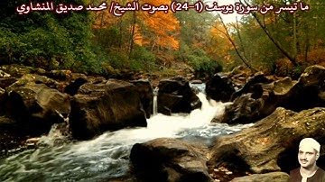 ما تيسر من سورة يوسف (1-24) بصوت الشيخ/ محمد صديق المنشاوي