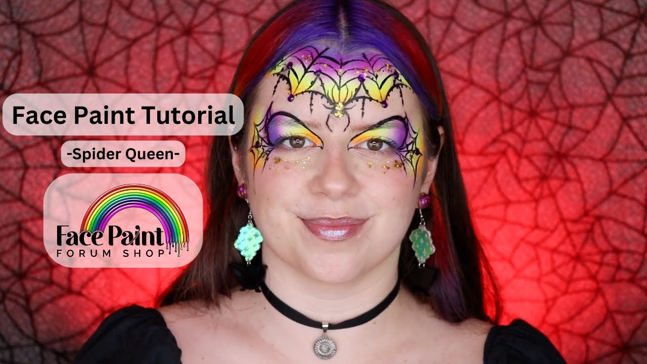 Face Painting Tutorial - Spider Queen