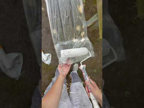Lifehack 🔐 Warum ich meine Walze nie mehr sauber mache… ✅ #lifehack #maler #painter #fyp #diy