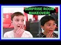 ROOM MAKEOVER FOR TEENS! | SURPRISE BEDROOM TOUR