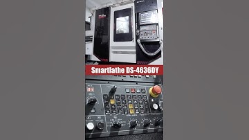 How to use DS-4636DY dual spindle dual power turret CNC lathe for cast iron cutting? #cnc  #machine