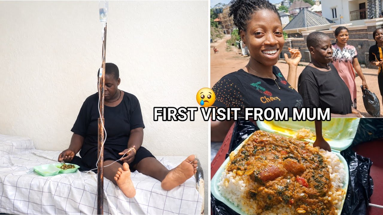 Первый визит моей нигерийской матери после моей свадьбы, во время траура по ее покойному мужу 😢