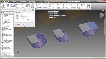 Autodesk Inventor - Surfacing Tutorial | Surfacing Gotchas And TroubleShooting
