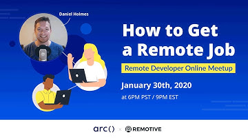 [Preview] Developer Meetup Jan 2020 - How to Get a Remote Job