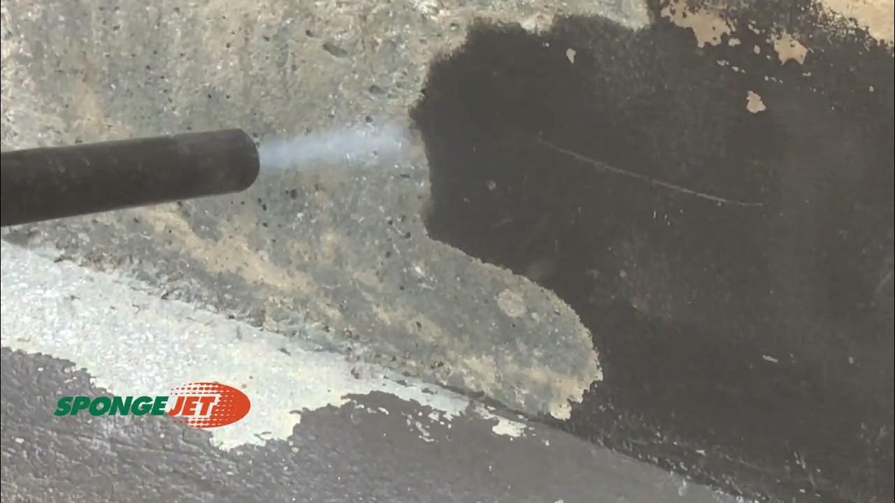 Coal Tar Removal from Concrete Tank Using Sponge Media™ YouTube