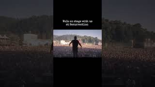 Walk on stage with us at @ResurrectionFestTV ! #metal #festival #spain  #livemusic