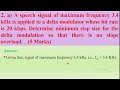 Problem on delta modulation#JNTUA March 2021