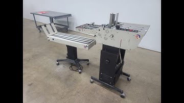 Astro AMC-2000 Friction Feeder w/ Delivery Conveyor