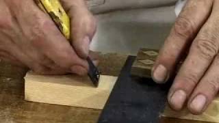 Marking with a marking knife or scriber