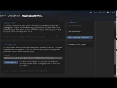 where to find trade link in steam app